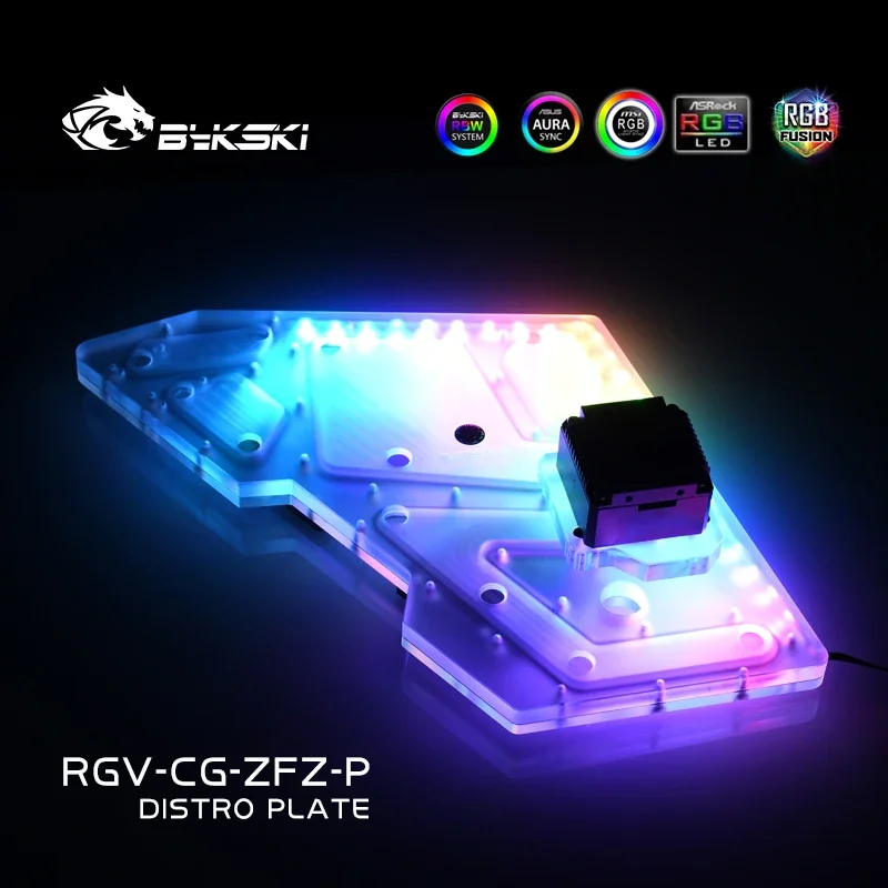 BYKSKI RGV-CG-ZFZ-P แผ่นอะคริล - Distro Plate Ddc Pump Combo บทวิจารณ์และราคา